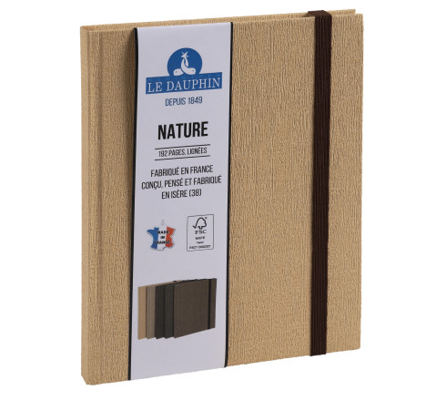 Carnet Nature 220x170, 192 pages lignées
