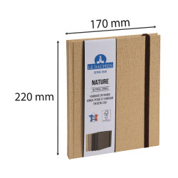 Carnet Nature 220x170, 192 pages lignées