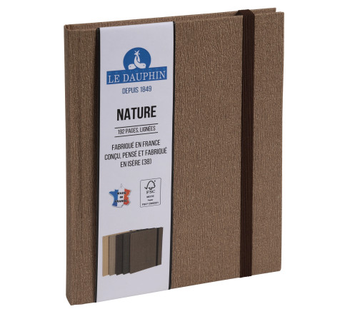 Carnet Nature 220x170, 192 pages lignées