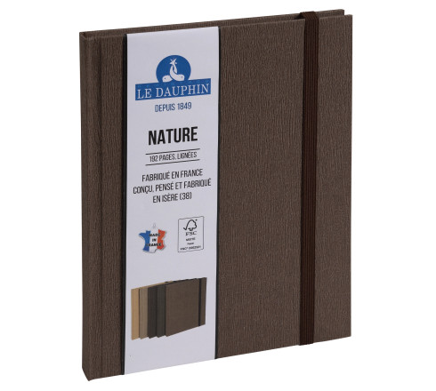 Carnet Nature 220x170, 192 pages lignées