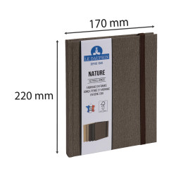 Carnet Nature 220x170, 192 pages lignées