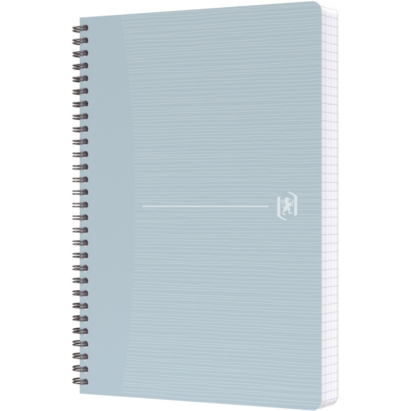 Cahier à reliure intégrale 180 pages MY REC'UP format A5, quadrillé 5x