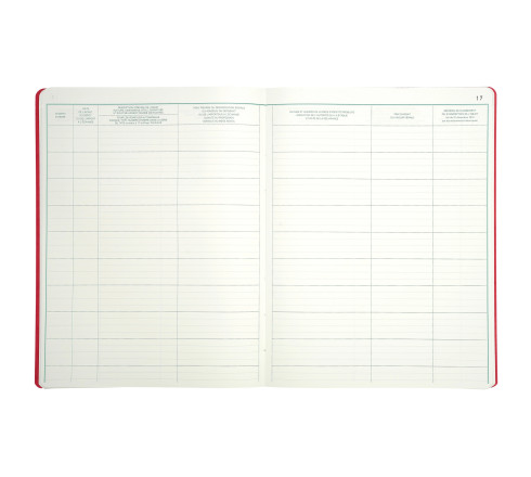 Piqûre 315X245 Registre objets mobiliers 80 pages