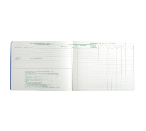 Piqûre 25x32cm pour agents immobiliers et marchands de biens - 80 pages