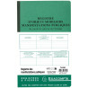 Piqûre 32x19,5cm - Registre d'identification des vendeurs en vue d'une manifestation publique - 80 pages