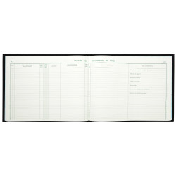 Registre 24x32cm - Mouvements de titres 100 pages