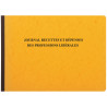 Piqûre 27x38cm - Journal des Recettes Dépenses des Professions libérales 80 pages