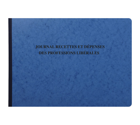 Piqûre 27x38cm - Journal des Recettes Dépenses des Professions libérales 80 pages