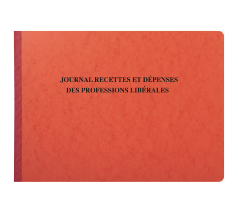 Piqûre 27x38cm - Journal des Recettes Dépenses des Professions libérales 80 pages