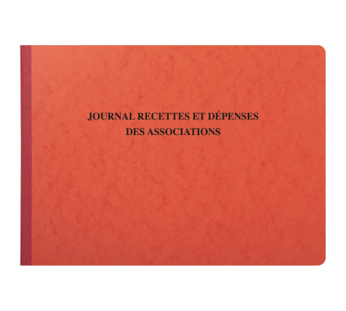 Piqûre 27x38cm - Journal des Recettes Dépenses des Associations 80 pages