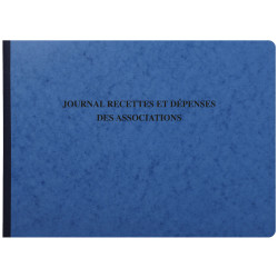 Piqûre 27x38cm - Journal des Recettes Dépenses des Associations 80 pages