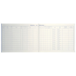 Piqûre 240x320 Registre du personnel 52 pages