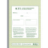 Manifold R.T.T Enregistrement du temps de travail 50 feuillets dupli autocopiants