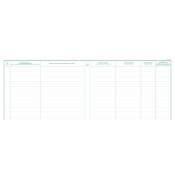 Piqûre 24x32cm - Registre de consignation des alertes en matière de santé publique et d'environnement - 20 pages