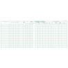 Registre 27x32cm - Registre unique du personnel (salariés et stagiaires) - 100 pages