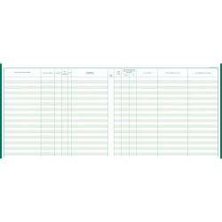 Registre 27x32cm - Registre unique du personnel (salariés et stagiaires) - 100 pages