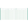 Registre 27x32cm - Registre unique du personnel (salariés et stagiaires) - 100 pages