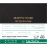Registre 27x32cm - Registre unique du personnel (salariés et stagiaires) - 100 pages