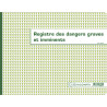 Piqûre 24x32cm - Registre des dangers graves et imminents - 20 pages
