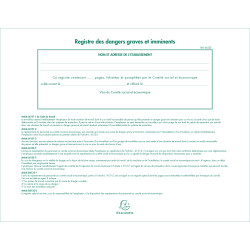 Piqûre 24x32cm - Registre des dangers graves et imminents - 20 pages