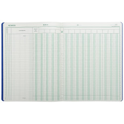 Piqûre 32x25cm Achats 15 colonnes sur 2 pages 33 lignes 80 pages