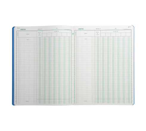Piqûre 32x25cm Ventes 7 colonnes sur 1 page 6 crédit - 33 lignes 80 pages