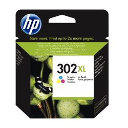 HP 302XL cartouche d'encre trois couleurs grande capacité authentique