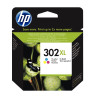 HP 302XL cartouche d'encre trois couleurs grande capacité authentique