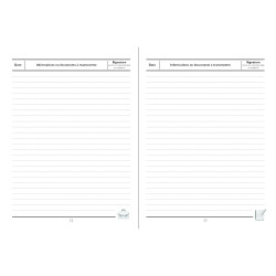 Carnet de liaison, 170X220, 72 pages