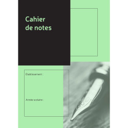 Cahier de notes, matières préimprimées, 297X210, 16 pages