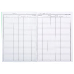 Cahier de notes, matières préimprimées, 297X210, 16 pages