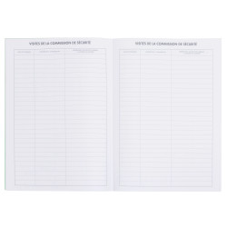 Registre organisation de la sécurité dans un établissement scolaire, 297X210, 36 pages