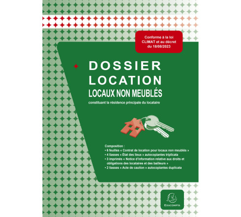 Dossier location locaux non meublés