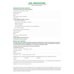 Dossier location commerciale