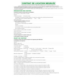 Dossier location meublée