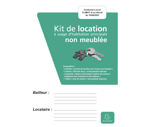 Kit location non meublée