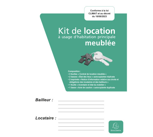 Kit de location meublée