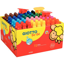 Maxi classpack de 72 crayons de couleur Maxi Bébé