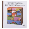 Piqûre de comptabilité et organisation familiale 27x25cm - Budget dépenses ménagères 56 pages