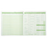 Piqûre de comptabilité et organisation familiale 27x25cm - Budget dépenses ménagères 56 pages