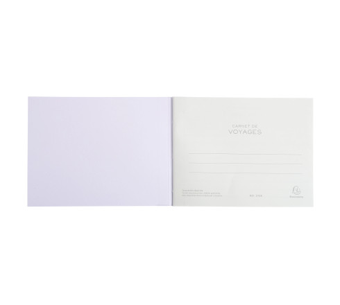 Carnet de voyages pocket 11x15cm 40 pages