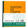 Piqûre position de compte 21x19cm 80 pages