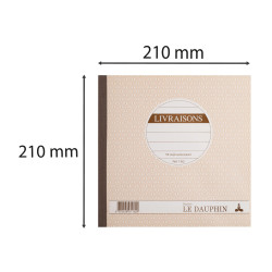 Manifold autocopiant 210X210 Livraisons 50 dupli