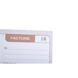 Manifold autocopiant 210X148 Factures 50 dupli