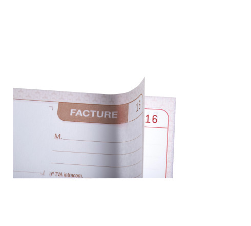 Manifold autocopiant 210X148 Factures 50 dupli