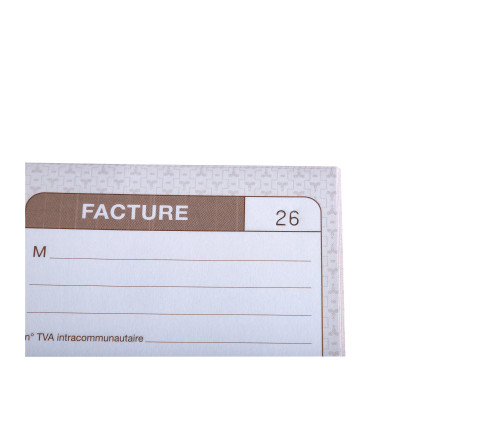 Manifold autocopiant 297X210 Factures 50 tripli