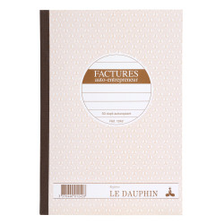 Manifold autocopiant 210X148 Factures auto-entrepreneur 50 dupli