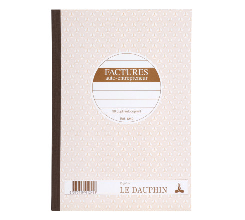 Manifold autocopiant 210X148 Factures auto-entrepreneur 50 dupli