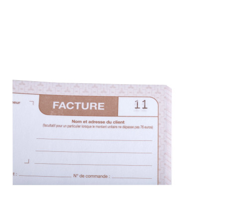 Manifold autocopiant 210X148 Factures auto-entrepreneur 50 dupli