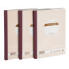 Lot de 3 manifolds FACTURES - papier autocopiant - triplicata (1 original et 2 copies) - 50 feuilles - format 21 x 14,8 cm - cou